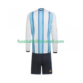 Fußballtrikots Argentinien World Cup Kinder 2026 Langarm Heimtrikotsatz kaufen